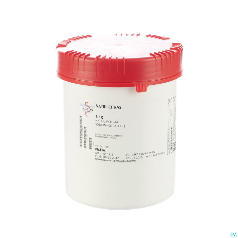 Sodium citrate vrac    1kg fag