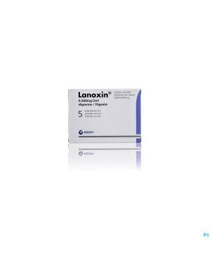 Lanoxin amp 5 x 0,5 mg/2 ml