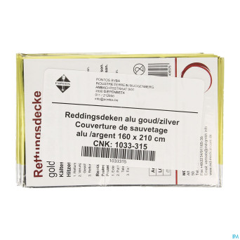 Topmed couverture sauvetage alum.