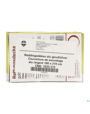 Topmed couverture sauvetage alum.