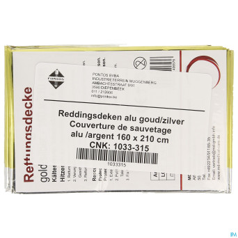 Topmed couverture sauvetage alum.