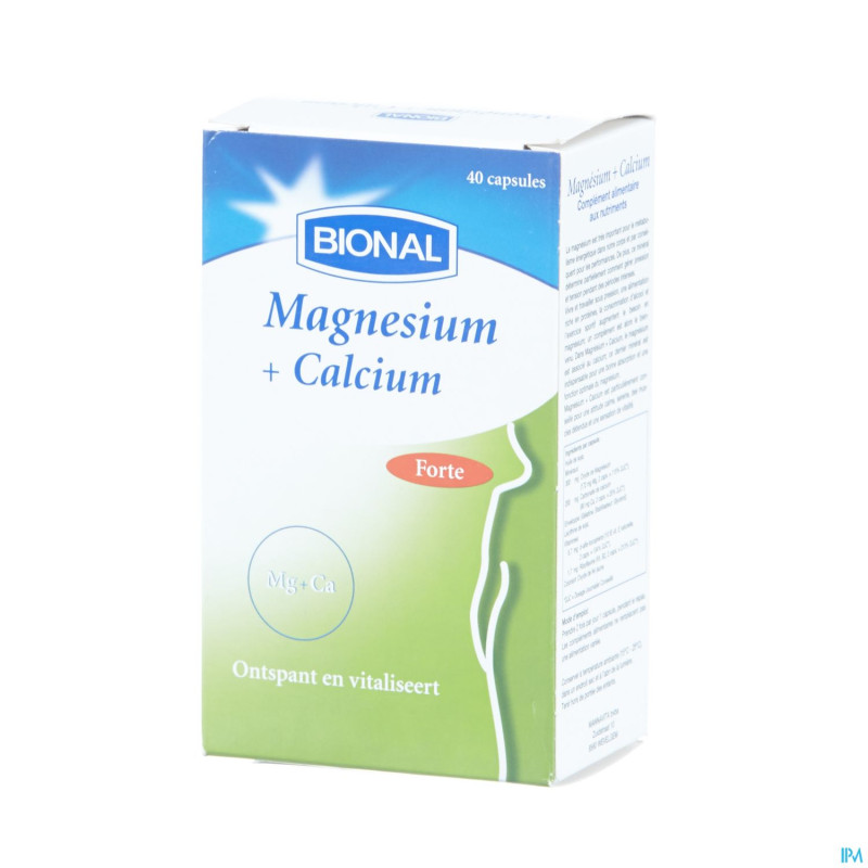 Bional magnesium + calcium    caps  40