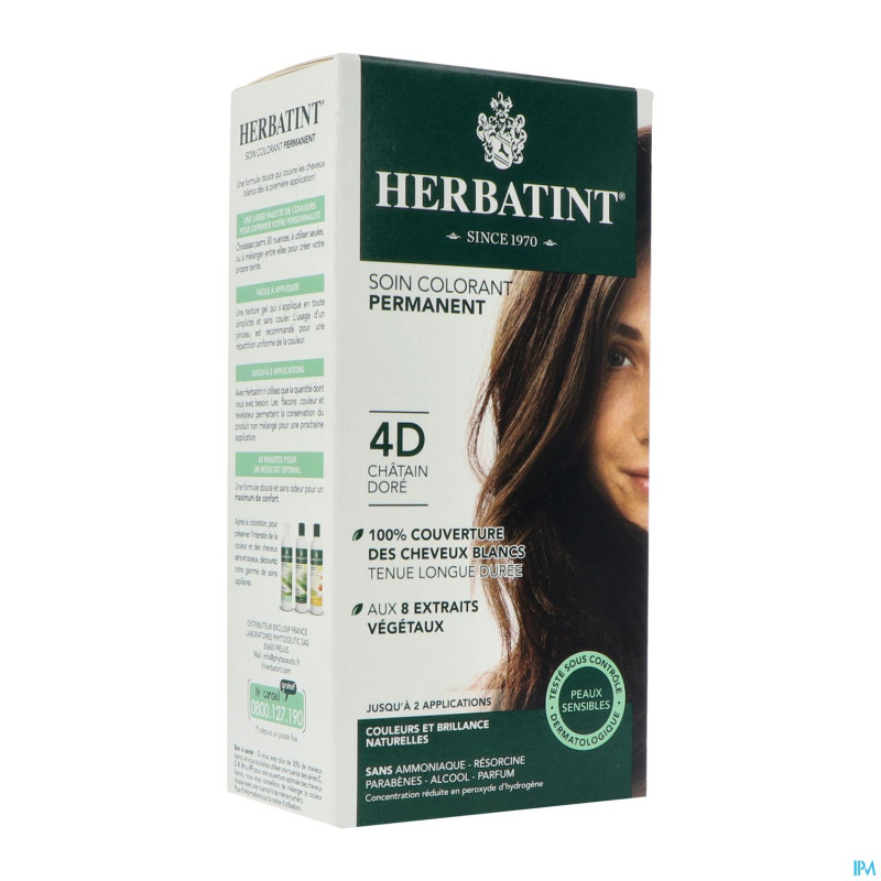 Herbatint chatain dore 4d    150ml
