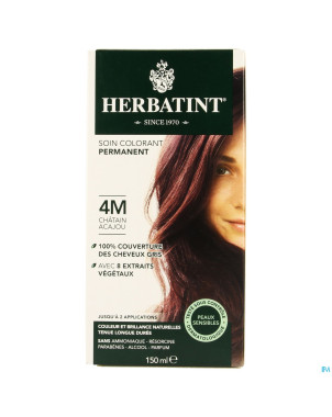 Herbatint chatain acajou 4m   150ml