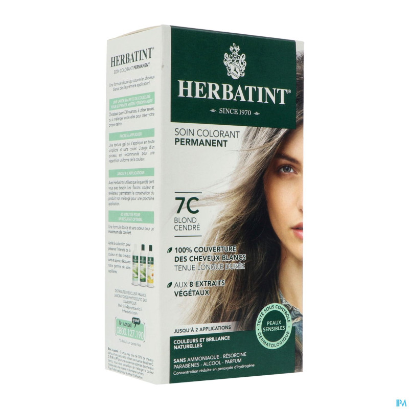 Herbatint blond cendre 7c    150ml