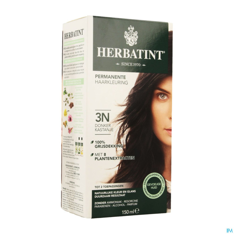 Herbatint chatain fonce 3n    150ml