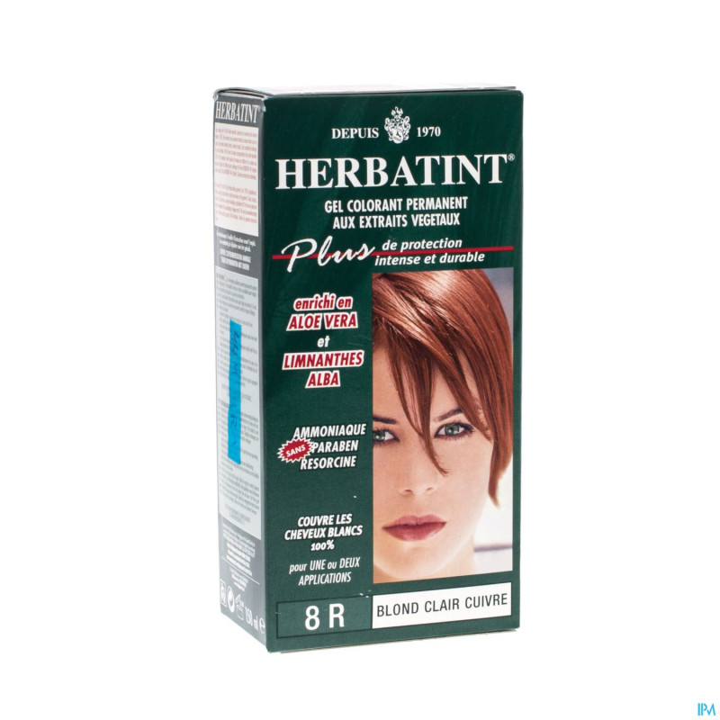 Herbatint blond clair cuivre 8r    150ml