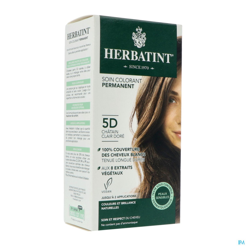 Herbatint chatain clair dore 5d    150ml