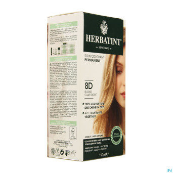 Herbatint blond clair dore 8d 150ml