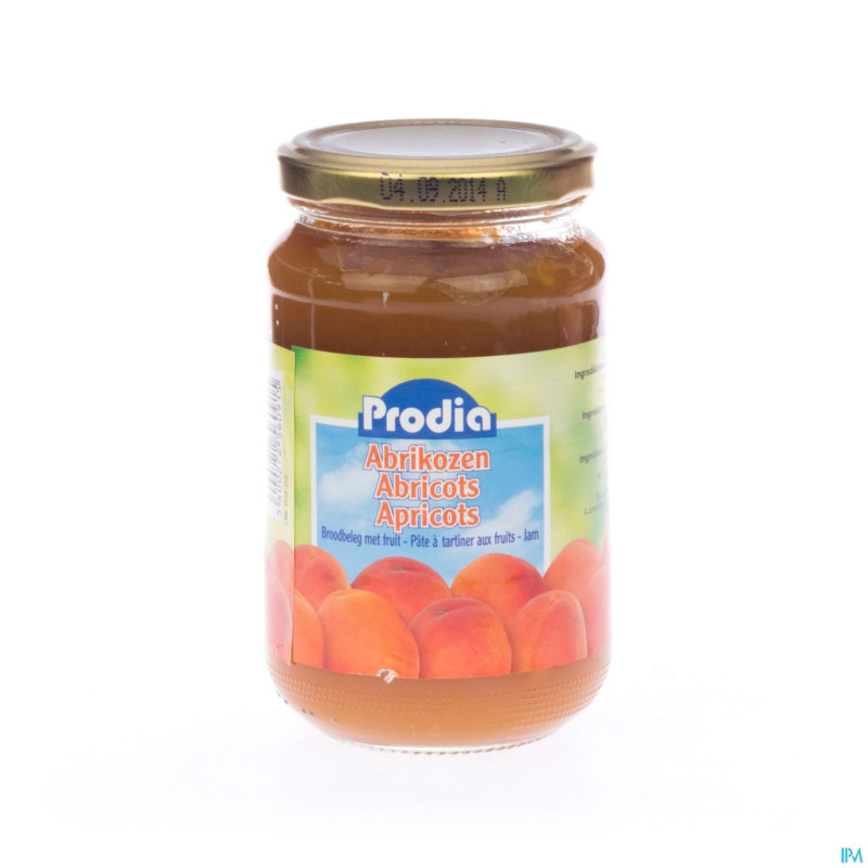 Prodia confiture abric.+fructose 370g 6091 revogan