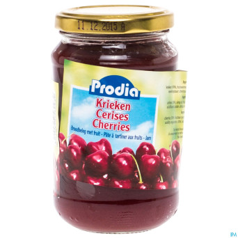 Prodia confiture cerise+fructose 370g 6093 revogan