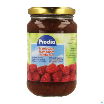 Prodia confiture framb.+fructose 370g 6092 revogan
