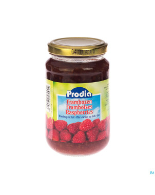 Prodia confiture framb.+fructose 370g 6092 revogan