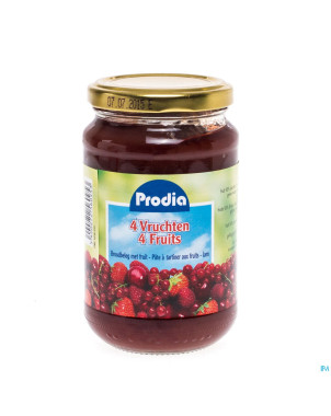Prodia confiture 4 fruits+fruct. 370g 6095 revogan