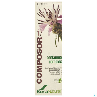 Soria composor n17 centaurea complex/glucosor 50ml