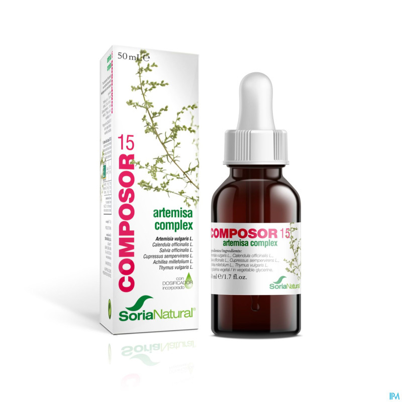 Soria composor n15 artemisia cplx/menstrusor  50ml
