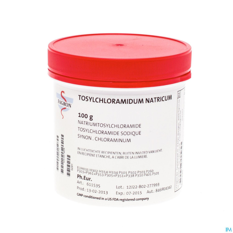 Chloramine t (na tosylchlor.)    100g fag