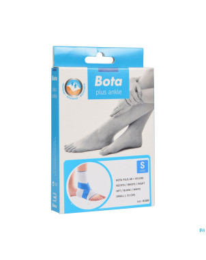 Bota plus cheville+velcro wh dr  s
