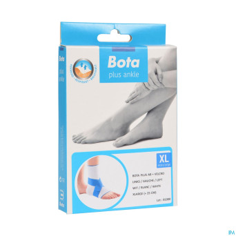 Bota plus cheville+velcro wh ga  xl