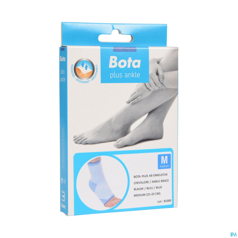 Bota color cheville bleu   m