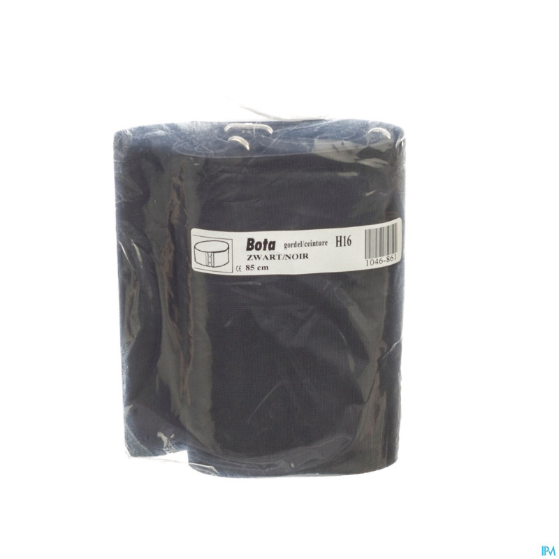 Bota ceinture h 16cm noire   85cm