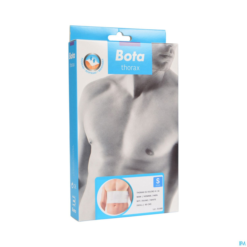 Bota thorax es homme velcro h 16cm s