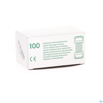 Wolf agrafes elast blanc bte   100