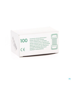 Wolf agrafes elast blanc bte   100