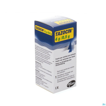 Tazocin  1 fl inj 4g/500mg