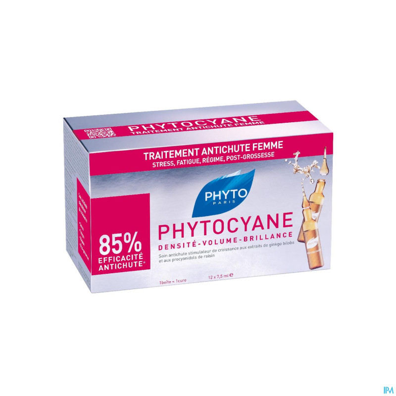 Phytocyane chev a/chute femme amp 12