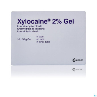 Xylocaine gel ser/spuit 10x10g 2%