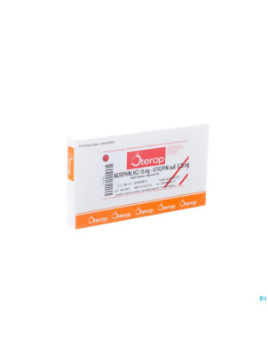 Morphine hcl 10mg+atr 0,25mg 10x1ml