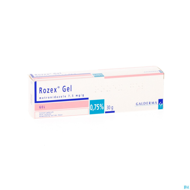 Rozex gel tube 30 gr 0,75 %