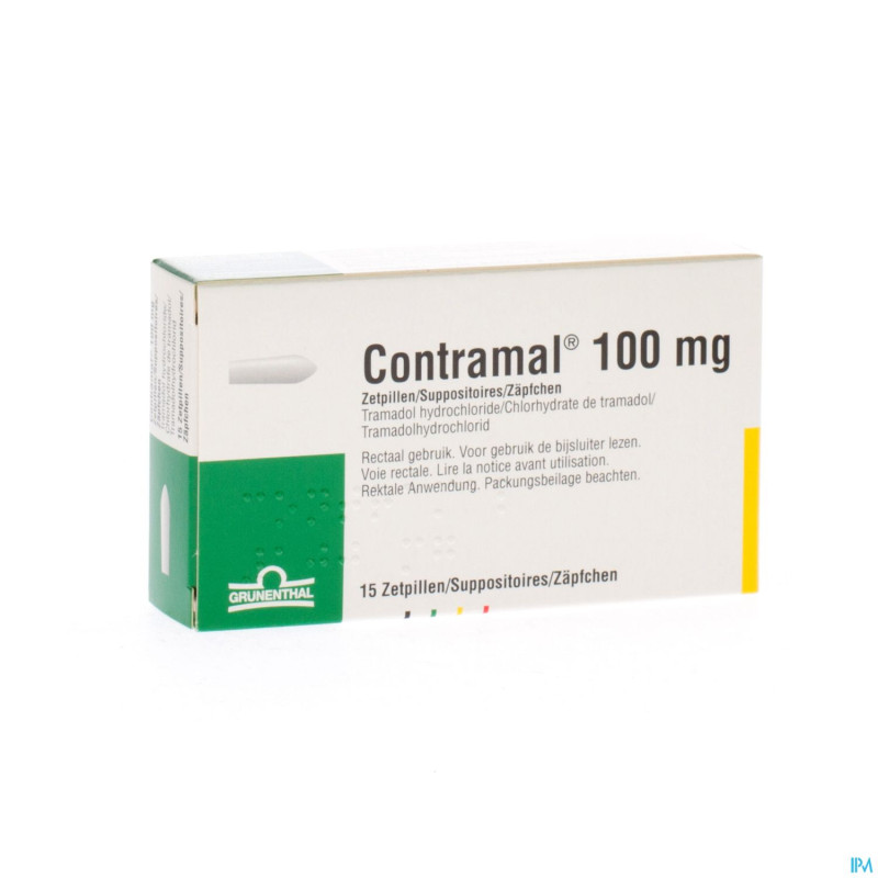 Contramal supp 15x100mg