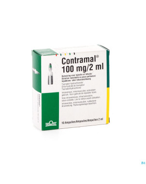 Contramal amp 10 x 100 mg/2 ml