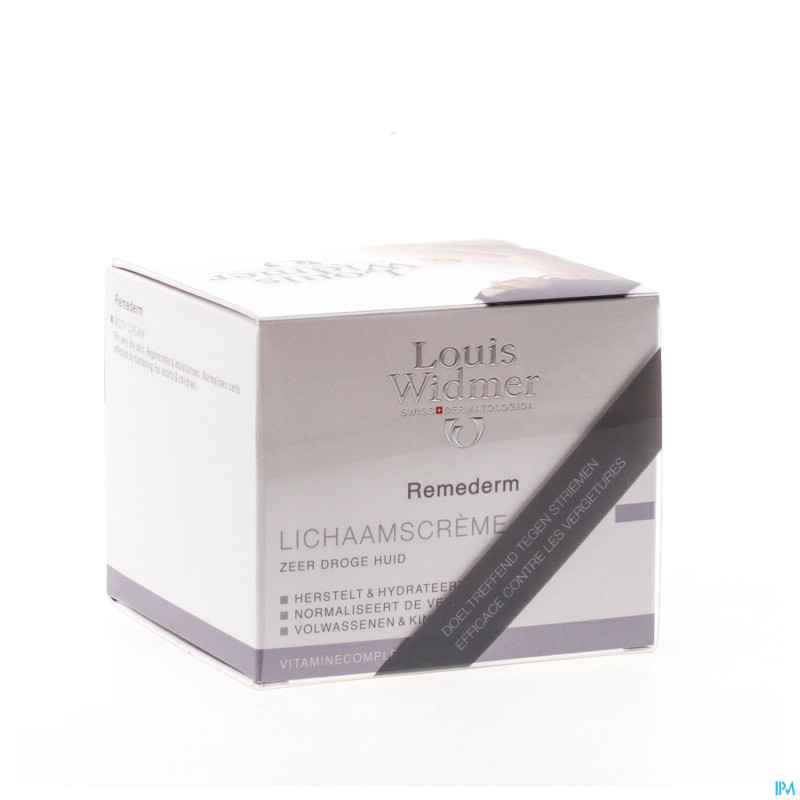Widmer remederm creme parf pot    250ml