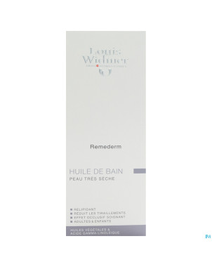 Widmer remederm huile de bain parf    250ml