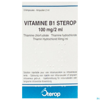 Vit b1 im/iv amp   3 x 100mg/2ml
