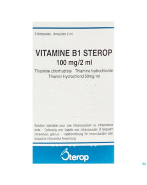 Vit b1 im/iv amp   3 x 100mg/2ml