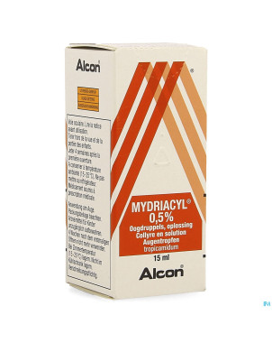 Mydriacyl 0,5 % collyre 15 ml