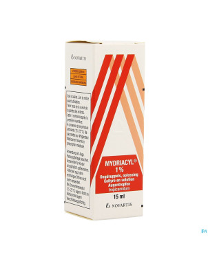 Mydriacyl 1 % collyre 15 ml