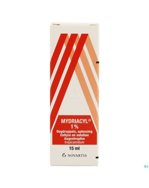 Mydriacyl 1 % collyre 15 ml