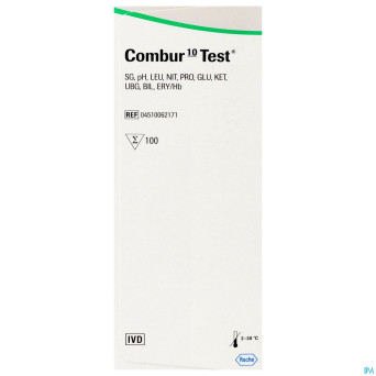 Combur 10 test    strips 100 04510062171