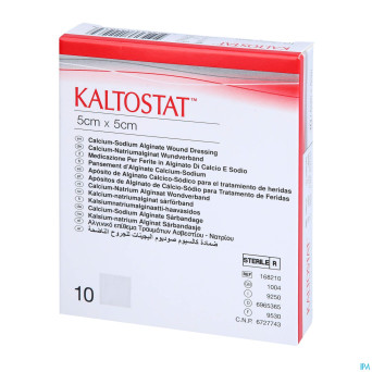 Kaltostat pans  5,0x 5,0cm ster 10p