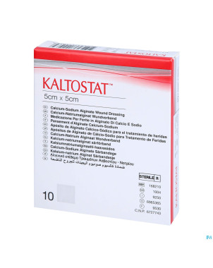 Kaltostat pans  5,0x 5,0cm ster 10p