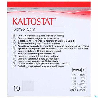 Kaltostat pans  5,0x 5,0cm ster 10p