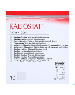 Kaltostat pans  5,0x 5,0cm ster 10p