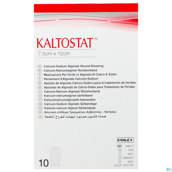 Kaltostat pans  7,5x12,0cm ster 10p