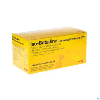 Iso betadine derm 10% 50x10ml ud