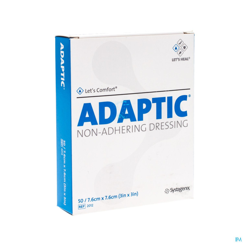 Adaptic cp impreg.    7,5x 7,5cm 50 2012de
